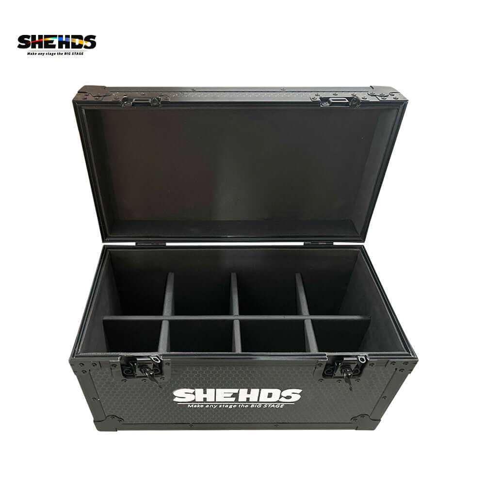 SHEHDS 18x18W Aluminum Alloy LED Flat Par DMX512 DJ Par Cans Wash Light