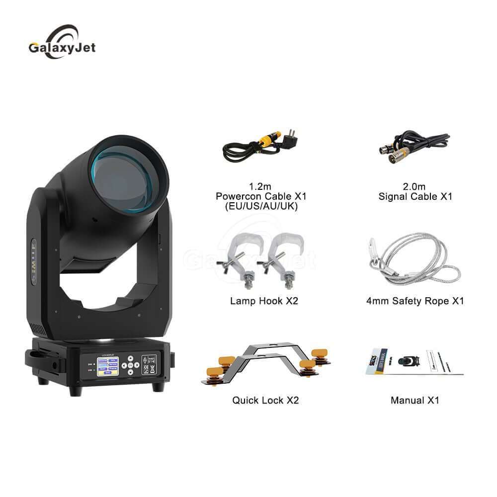 GalaxyJet 311W 14R Double Prisms Beam Moving Head Light