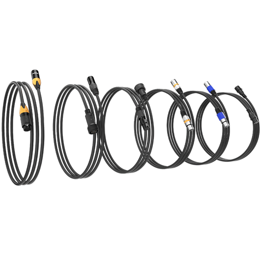 DMX Signal Cables IP65 Waterproof / Standard DMX Lighting Cables