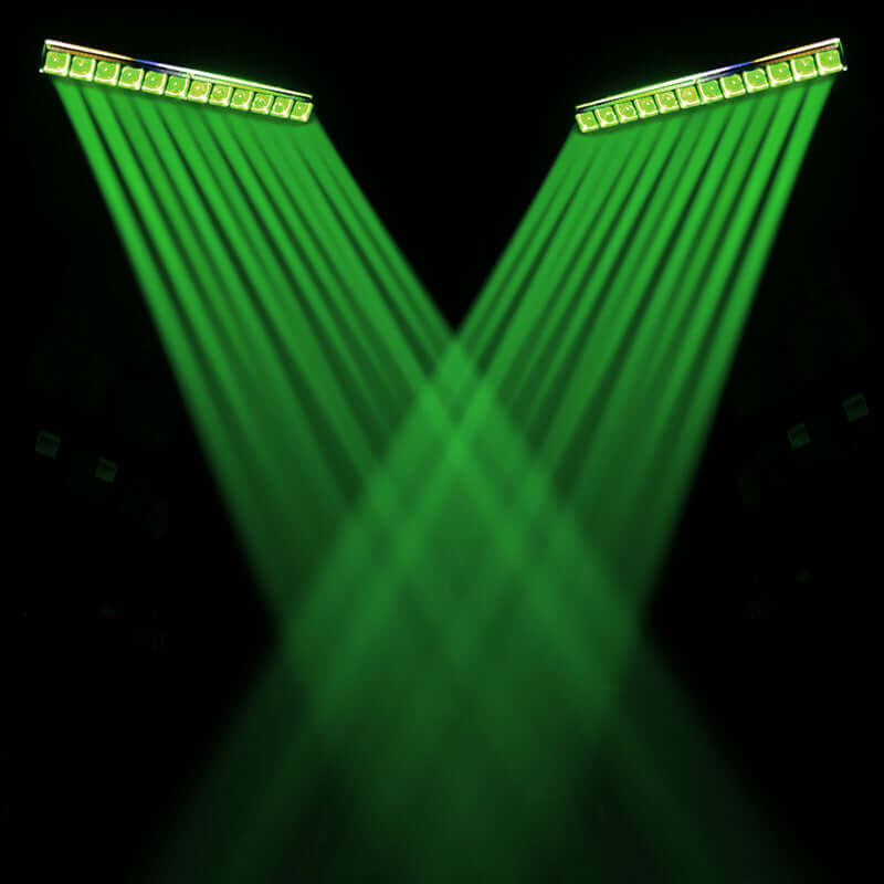 GalaxyJet LED 12x40W RGBW Zoom Beam Moving Head Lighting | Pixel Control Low Noise for DJ Club  Bar Live Show Theater