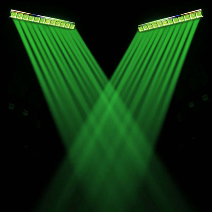 GalaxyJet LED 12x40W RGBW Zoom Beam Moving Head Lighting | Pixel Control Low Noise for DJ Club  Bar Live Show Theater