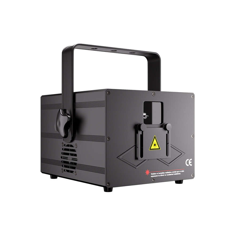 SHEHDS APP Control 3W RGB Laser Scanner Full Color 3D Effect Laser Light