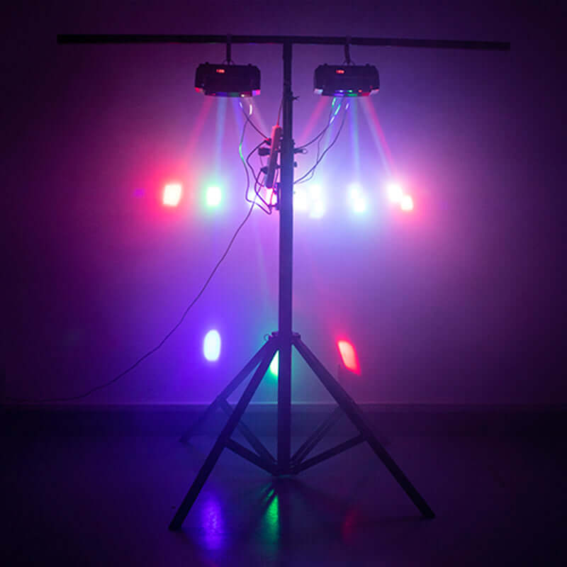 SHEHDS Mini LED RGBW Beam 8x6W Spider Light Moving Head Laser