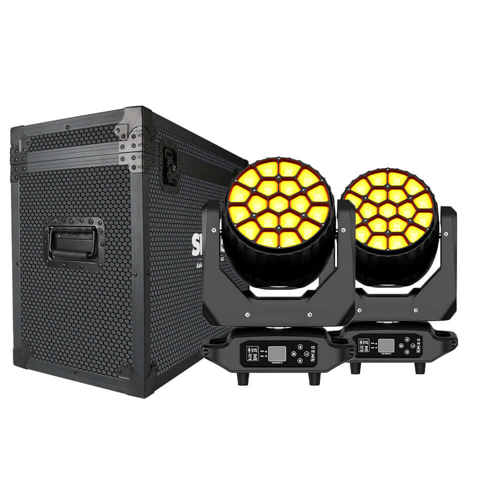 JMS WEBB  LED Bee Eye 19x20W & 19x40W RGBW Wash Moving Head Light