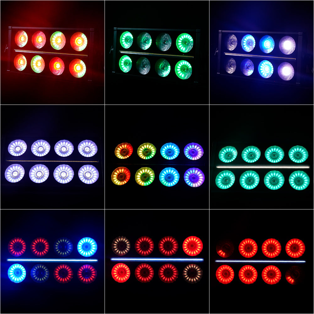 SHEHDS 350W RGBW Flood Wash Light / Strobe Light / Blinder Wash Light
