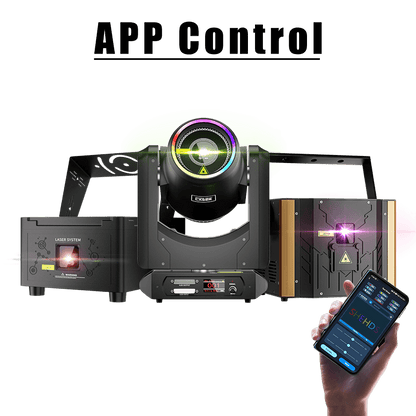 Constellaser APP Control 12W RGB Laser Light series Animation Scanner