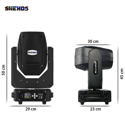 SHEHDS Beam 275W 10R Double Prisms Moving Head DJ Light