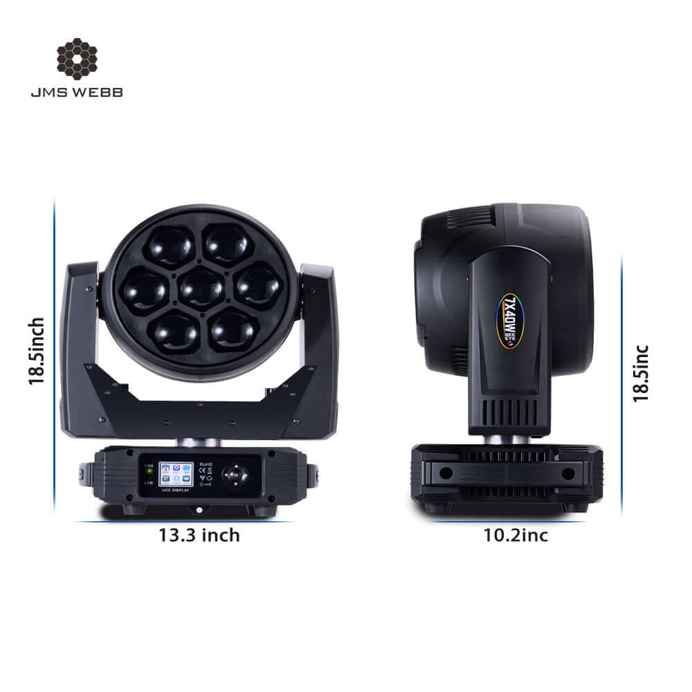 SHEHDS JMS WEBB Bee Eye 7x40W LED Beam & Wash Moving Head Light