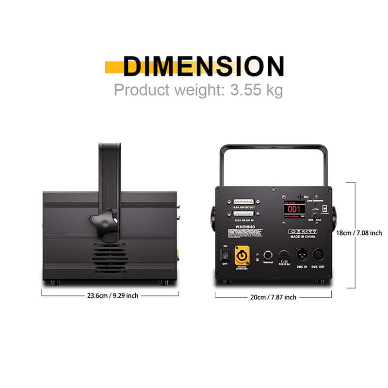 Constellaser APP Control 3W RGB Animation Scanner Laser Light Series