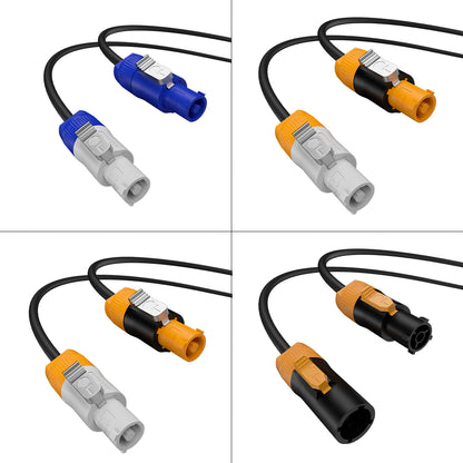 Power Link Cables IP65 Waterproof / Standard Hand in Hand Powerlink Connection