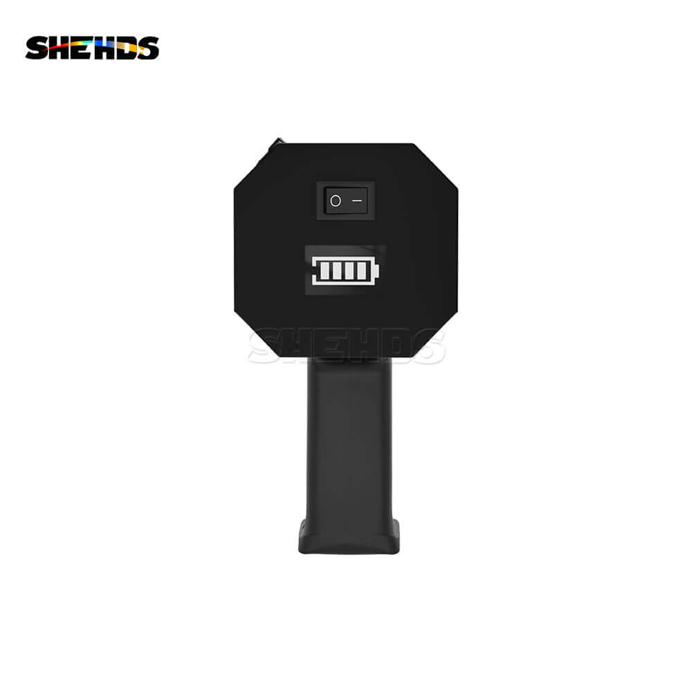 SHEHDS Rechargeable RGB Confetti Machine With High-strength Aluminum Alloy Body