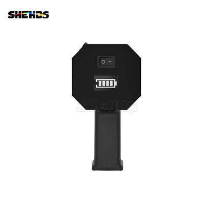 SHEHDS Rechargeable RGB Confetti Machine With High-strength Aluminum Alloy Body