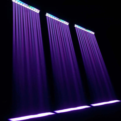 GalaxyJet LED 12x40W RGBW Zoom Beam Moving Head Lighting | Pixel Control Low Noise for DJ Club  Bar Live Show Theater