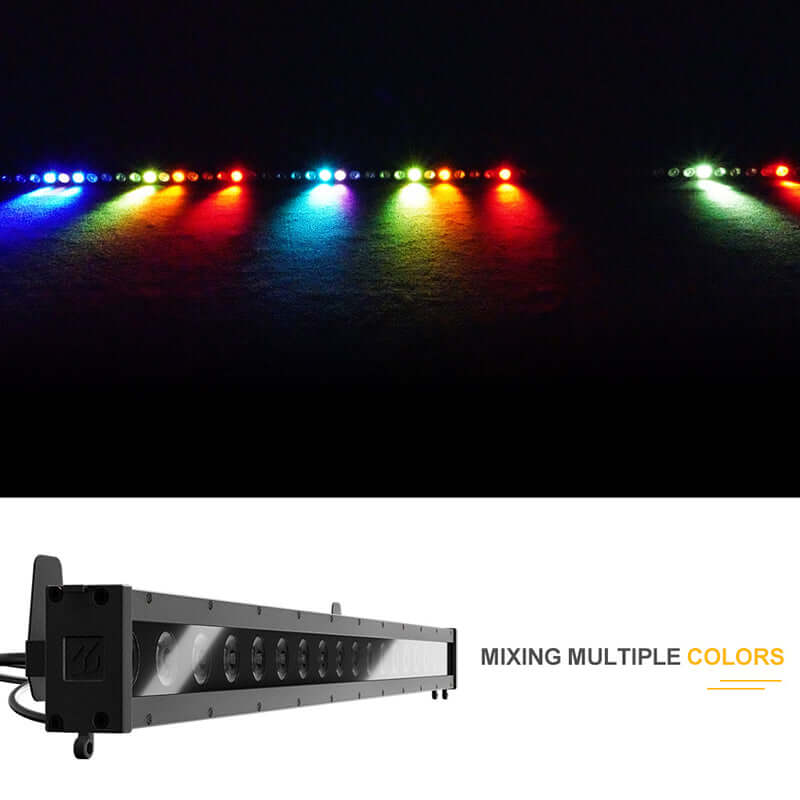 SHEHDS Waterproof LED 18x10W RGBWAUV / RGBLAC Wash Wall Light Zero Noise Outdoor