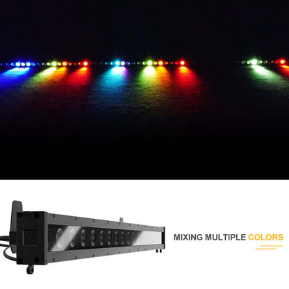 SHEHDS Waterproof LED 18x10W RGBWAUV / RGBLAC Wash Wall Light Zero Noise Outdoor