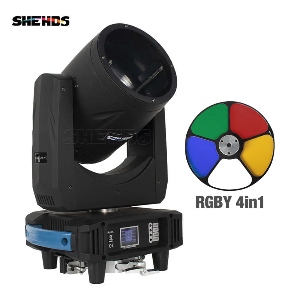 SHEHDS COB 400W Warm & Cold White / RGBY Moving Head Light