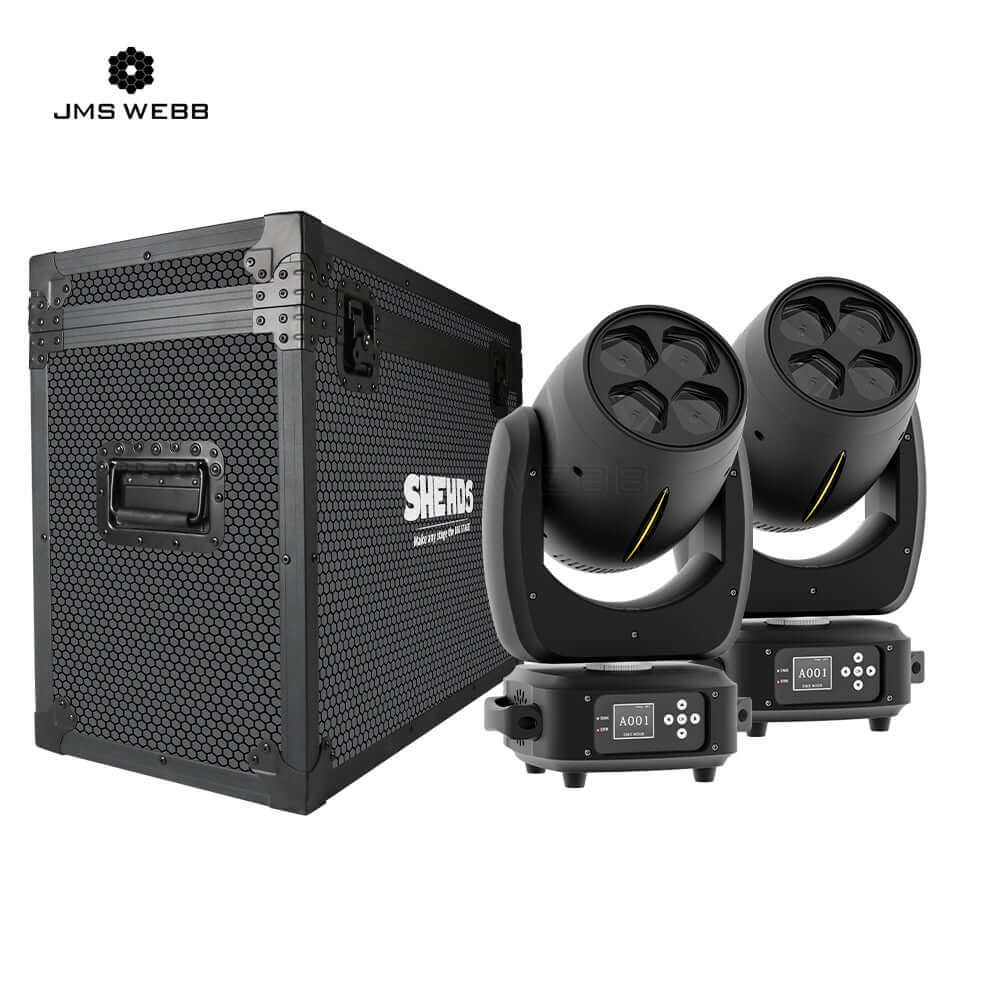 JMS WEBB LED Bee Eye 4x40W RGBW 4in1 Zoom & Beam & Wash Moving Head Light