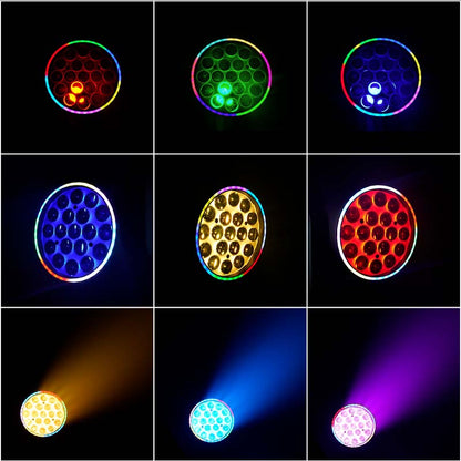 UPGRADE SHEHDS LED Moving Head Light 19x15W /20W/25W Beam Wash Zoom Stage Lighting