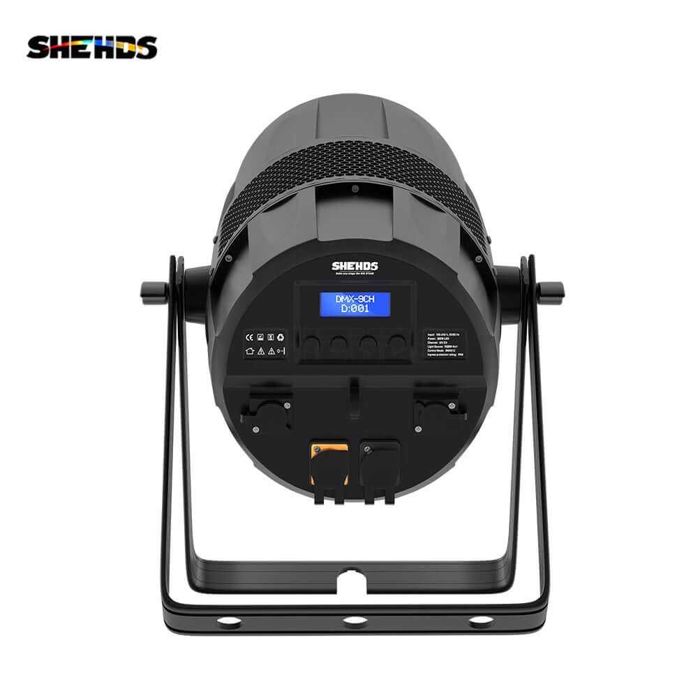 SHEHDS IP65 Waterproof LED Zoom & Wash COB Par Light 300W RGBW 4in1