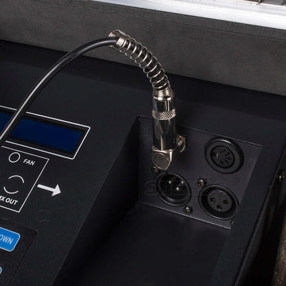 SHEHDS 660W Haze Machine with Flight Case Fogger Equipment DMX & Remote Control