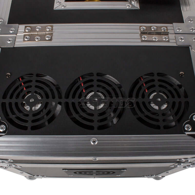 SHEHDS 660W Haze Machine with Flight Case Fogger Equipment DMX & Remote Control