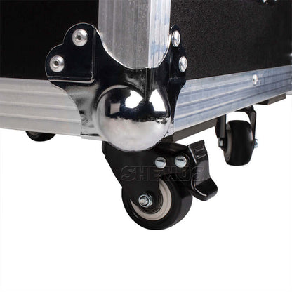 SHEHDS 660W Haze Machine with Flight Case Fogger Equipment DMX & Remote Control