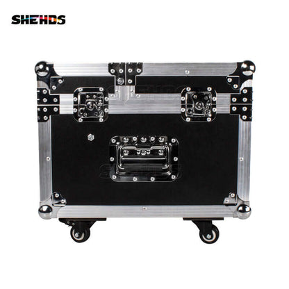 SHEHDS 660W Haze Machine with Flight Case Fogger Equipment DMX & Remote Control