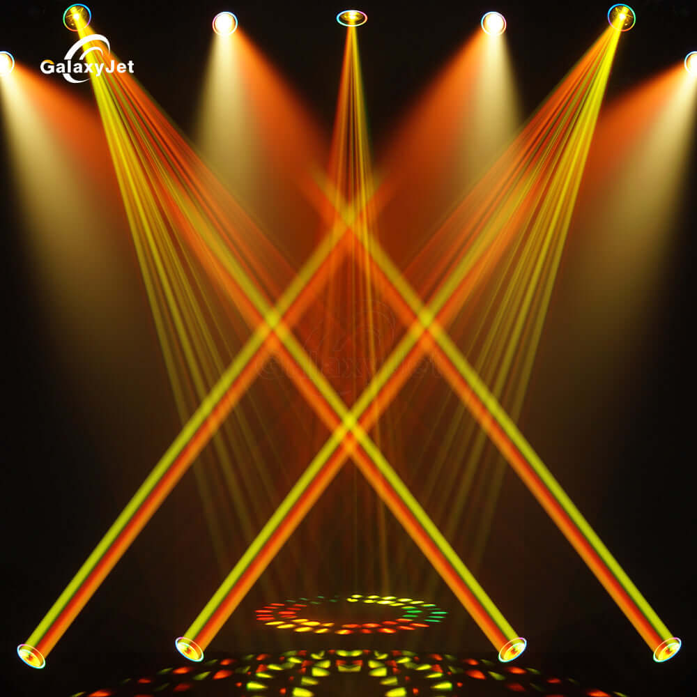 GalaxyJet IP65 Waterproof 380W 19R Beam Moving Head Light With Ring Effect