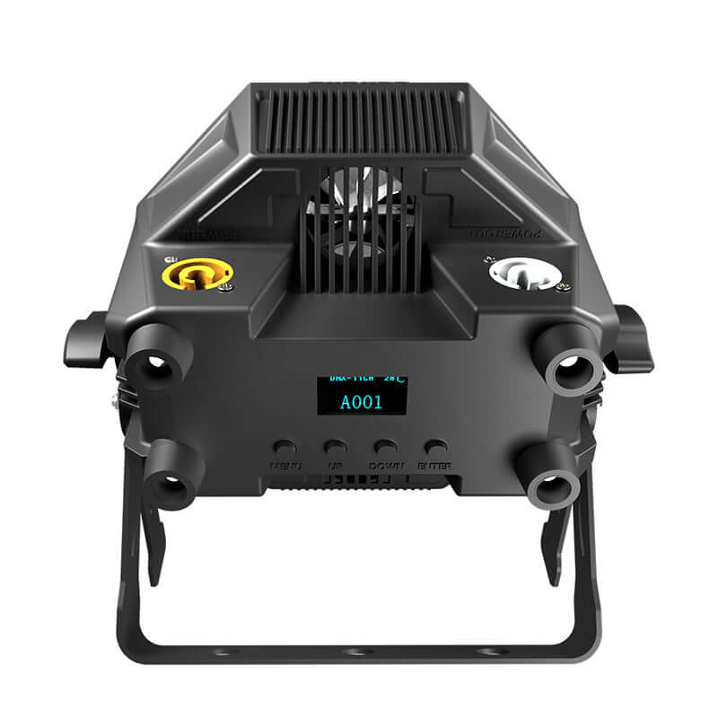 GlamoPar LED Lighting 7x12W RGBWA+UV&RGBLAC Color Mixing Intelligent Start stop Temperature Control For Wedding Concert