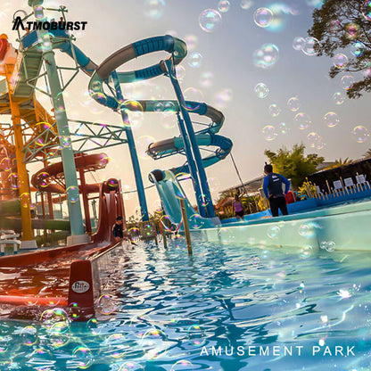 SHEHDS ATMOBURST 90W Bubble Machine With LED 6x4W RGBW Effect