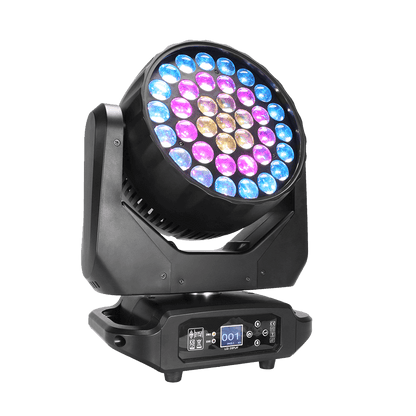 SHEHDS 37x15W RGBW Mini LED Wash Moving Head Light With Zoom Effect