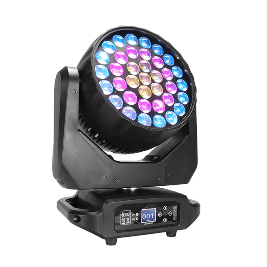 SHEHDS 37x15W RGBW Mini LED Wash Moving Head Light With Zoom Effect