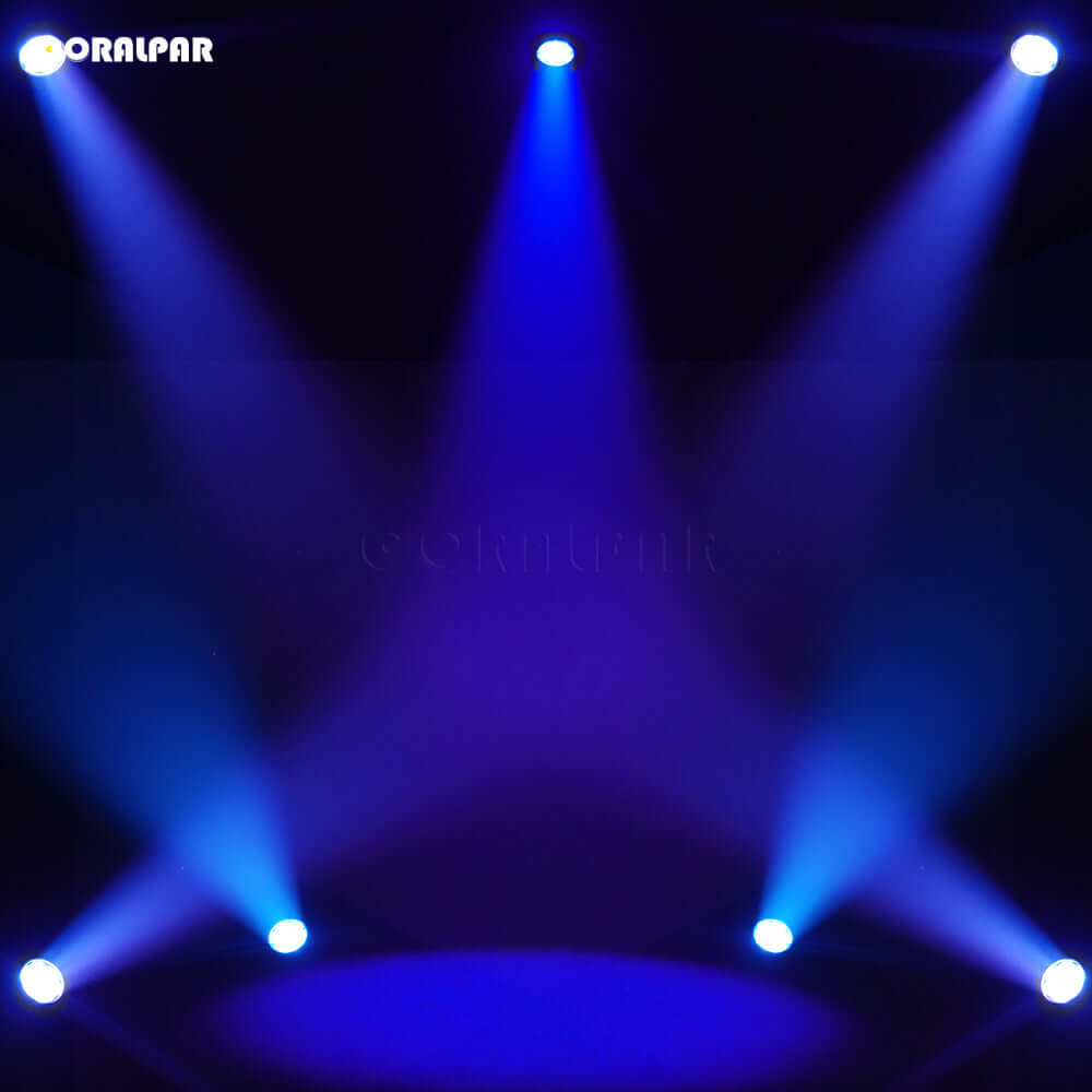CORALPAR IP65 Waterproof LED Zoom & Wash Bee Eye 7x40W RGBW 4in1 Par Light