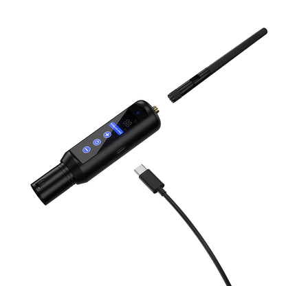 Wireless  DMX 512 Transmitter & Receiver 2.4G Battery Receiver with OLED Touch For Stage Light