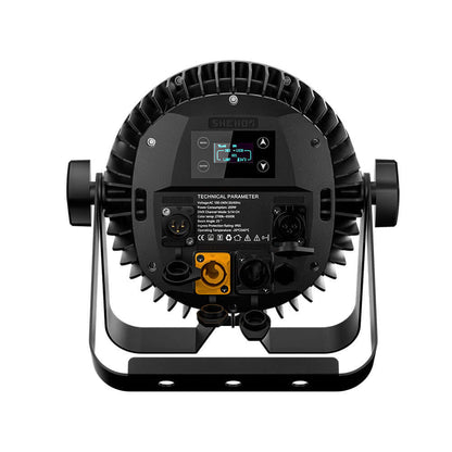 CORALPAR Waterproof 18x12W LED Flat Par Light RGBWA+UV Aluminum Alloy