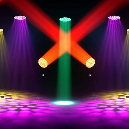 JMS WEBB LED Ultra Wash Big Bees Eyes 37x25W&40W RGBW Moving Head Light | Ultra Quiet | Wide Angle | DMX512 | For Theater,Stage, Events, Weddings