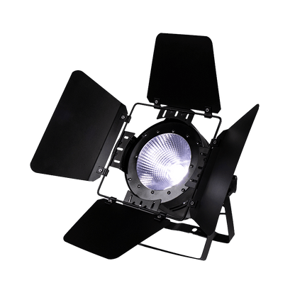 SHEHDS 200W COB Blinder LED Par RGBWA+UV 6in1 Barndoors