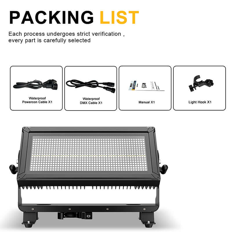 ShockCore Waterproof LED 350W 12-Pixel Strobe Light Zero Noise Outdoor