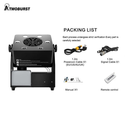 SHEHDS ATMOBURST 90W Bubble Machine With LED 6x4W RGBW Effect