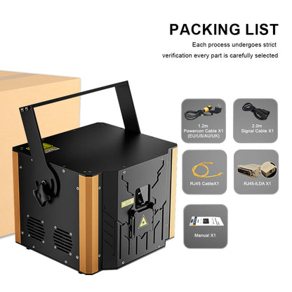 Constellaser APP Control 12W RGB Laser Light series Animation Scanner