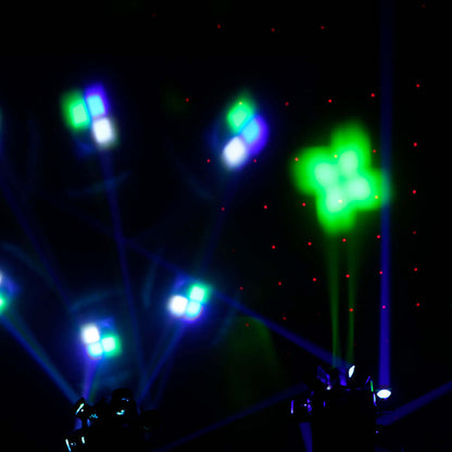 SHEHDS 2/3/4/6 Arms LED Beam Moving Head Lights 50W/80W/100W/120W RGBW Stage Lighting – multicolor stage lighting effect