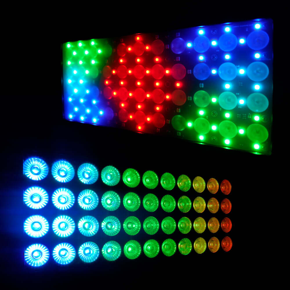 ShockCore Waterproof LED 44x10W RGBW Flood Light-Frost Lens Zero Noise Outdoor