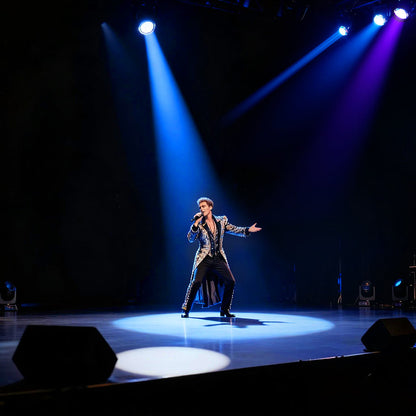 SHEHDS 7x40W Bee Eye Moving Head Light with Zoom & Wash RGBW/RGBL/RGBLAC Stage Lighting