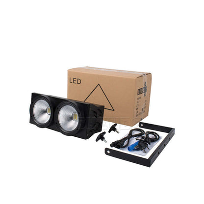 SHEHDS Blinder LED COB Light 2 Eyes 200W Cool & Warm White