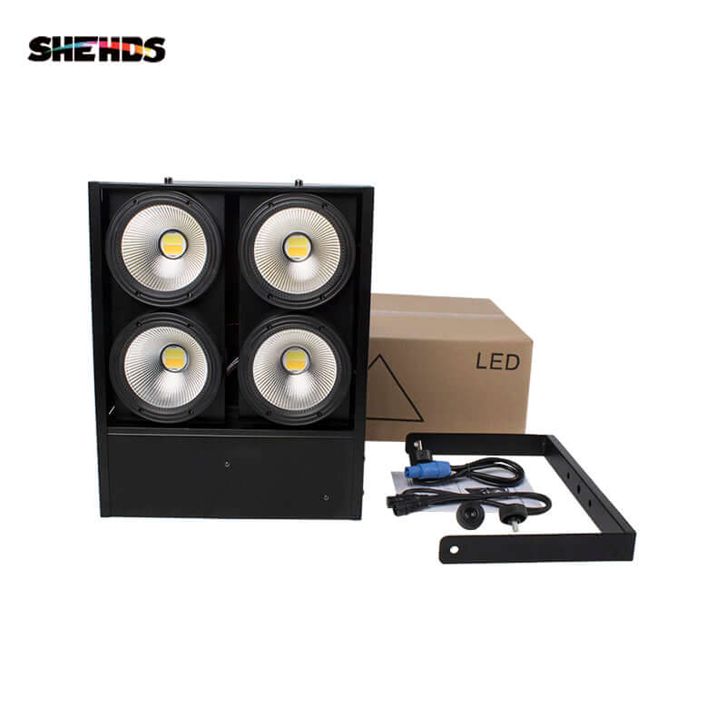 SHEHDS 4 Eyes LED Blinder 4x100W COB Light With 2 Channels