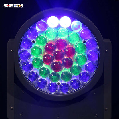 SHEHDS 37x15W RGBW Mini LED Wash Moving Head Light With Zoom Effect