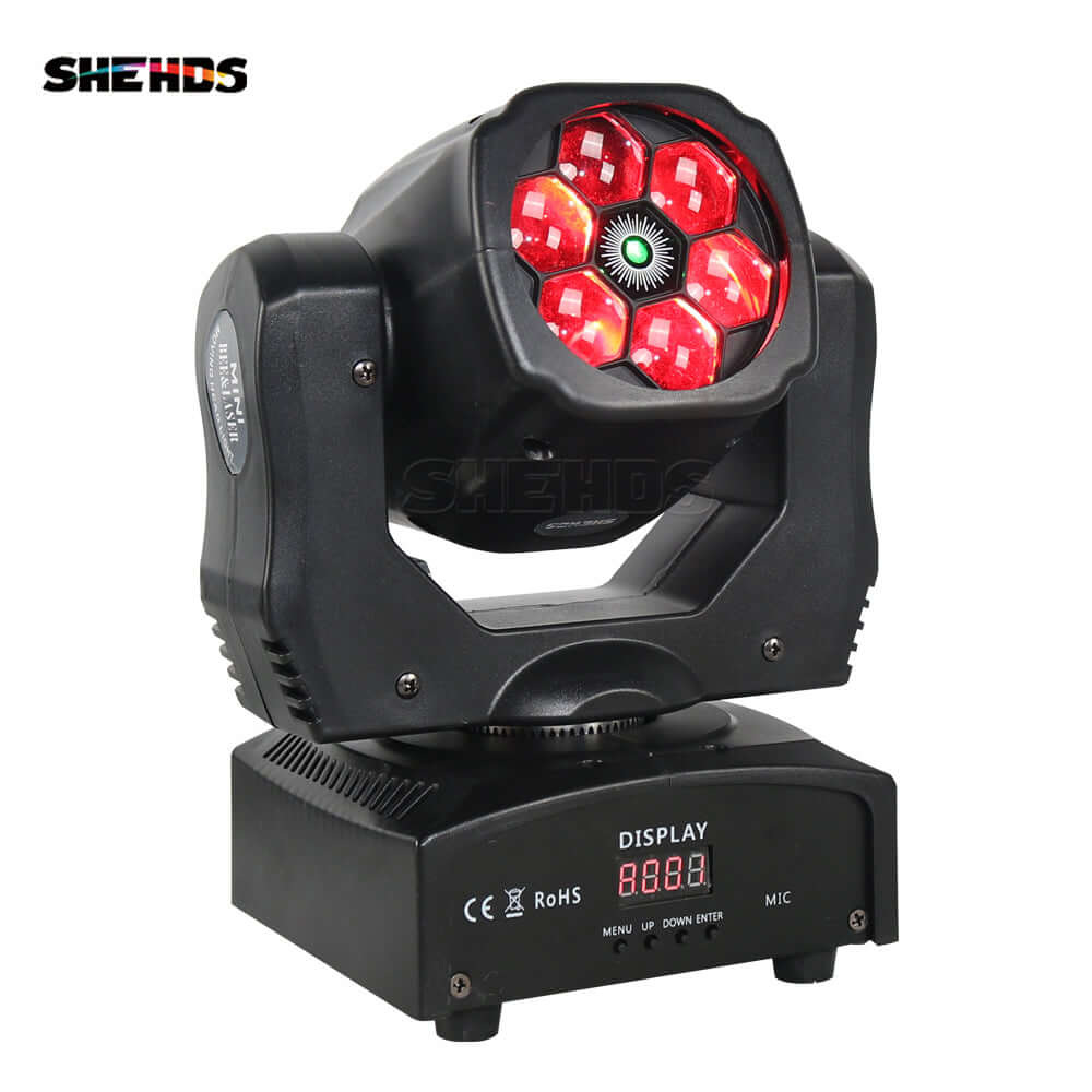 JMS WEBB 6x15W Laser & RGBW Beam Moving Head Light
