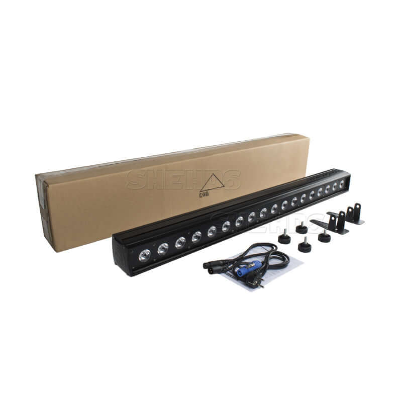SHEHDS LED Wall Wash Light Bar 6in1 RGBWA+UV Stage Effect Lighting