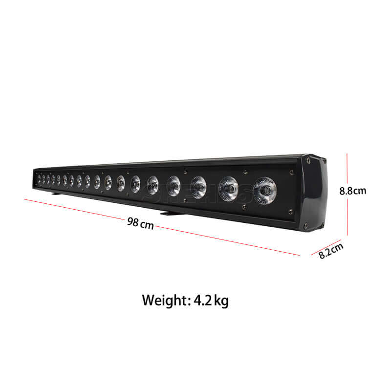 SHEHDS LED Wall Wash Light Bar 6in1 RGBWA+UV Stage Effect Lighting