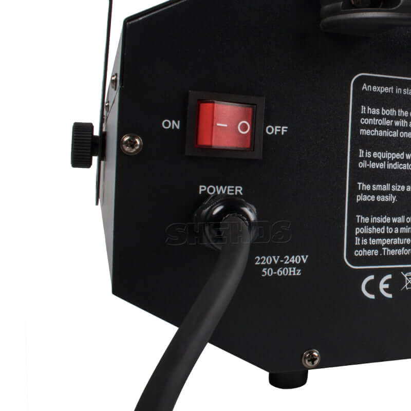 SHEHDS 3000W Smoke & Fog Machine With Remote, Wire & DMX512 Control